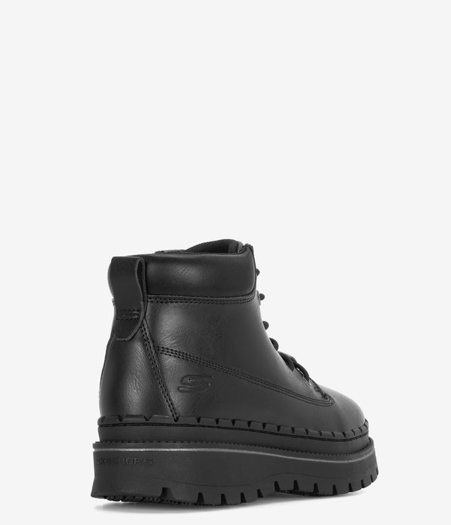 Skechers Work Jammers Slip-Resistant Lace-Up Boot - Black