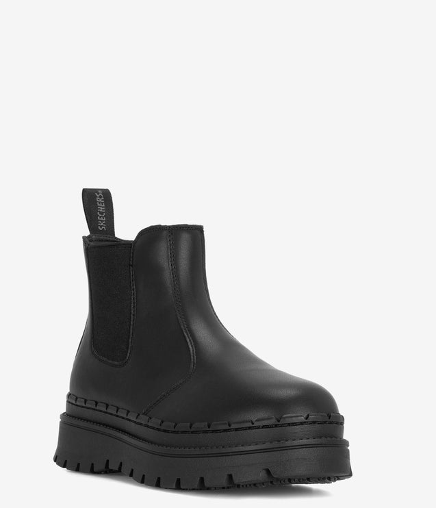 Skechers Work Slip Resistant Jammers Sarlia Chelsea Work Boot - Black