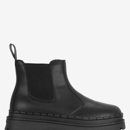 Skechers Work Slip Resistant Jammers Sarlia Chelsea Work Boot - Black