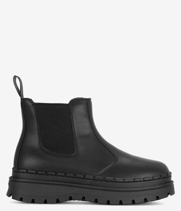 Skechers Work Slip Resistant Jammers Sarlia Chelsea Work Boot - Black