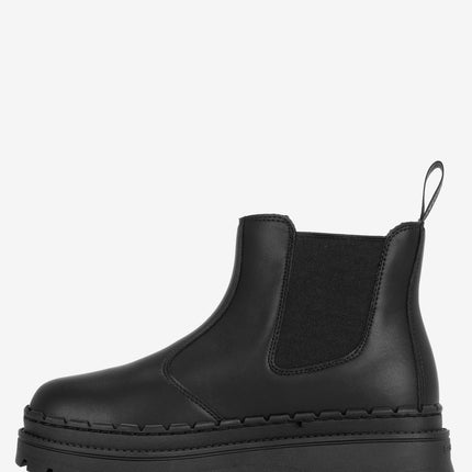 Skechers Work Slip Resistant Jammers Sarlia Chelsea Work Boot - Black