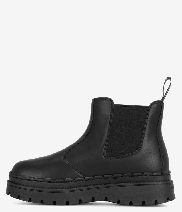 Skechers Work Slip Resistant Jammers Sarlia Chelsea Work Boot - Black