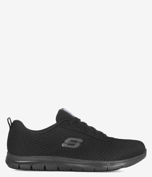 Skechers Work Ghenter Bronaugh Relaxed Fit Shoe - Black