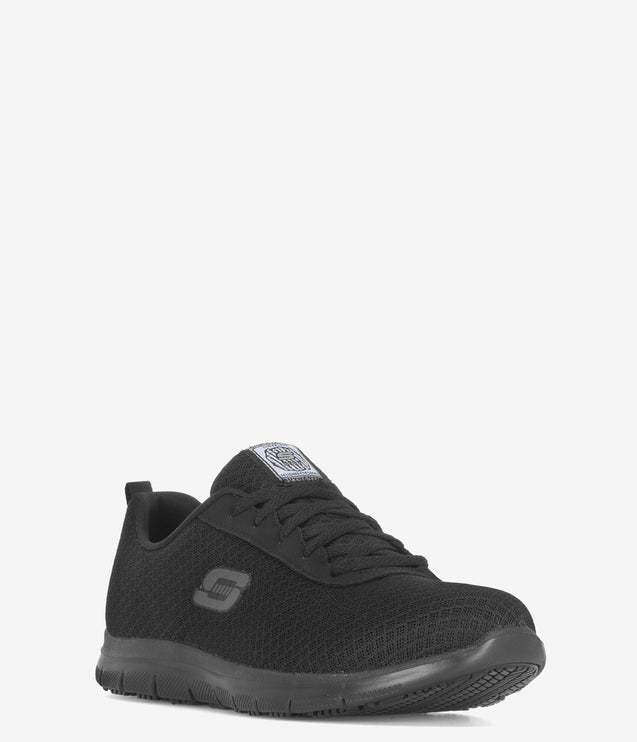 Skechers Work Ghenter Bronaugh Relaxed Fit Shoe - Black