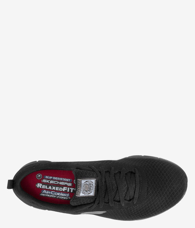Skechers Work Ghenter Bronaugh Relaxed Fit Shoe - Black