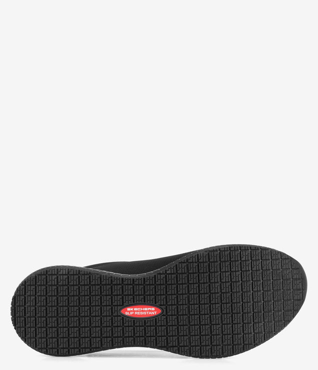 Skechers Work Squad Slip Resistant EH Shoe - Black