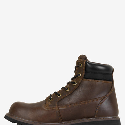 Skechers Work LongRider Steel Toe Work Boot - Brown