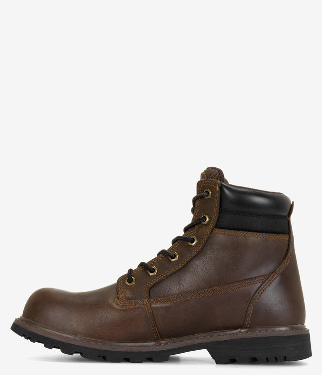 Skechers Work LongRider Steel Toe Work Boot - Brown