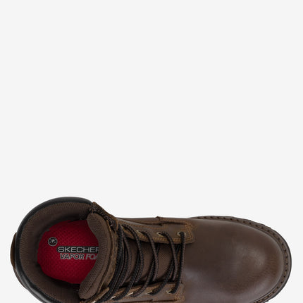 Skechers Work LongRider Steel Toe Work Boot - Brown