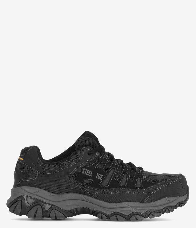Skechers Work Cankton Safety Toe Work Shoe - Black