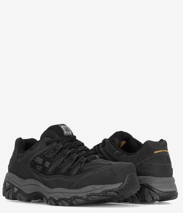 Skechers Work Cankton Safety Toe Work Shoe - Black