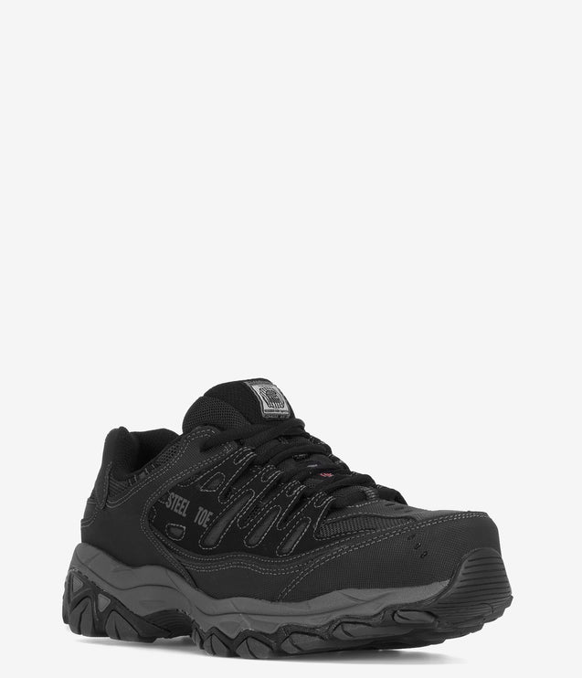 Skechers Work Cankton Safety Toe Work Shoe - Black