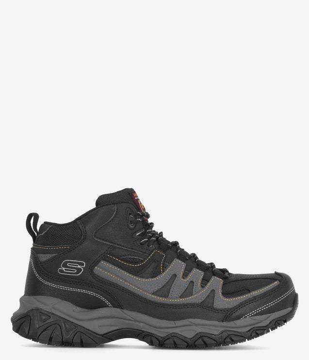 Skechers Work Holdredge Rebem Safety Toe EH Boot - Black