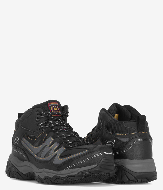 Skechers Work Holdredge Rebem Safety Toe EH Boot - Black