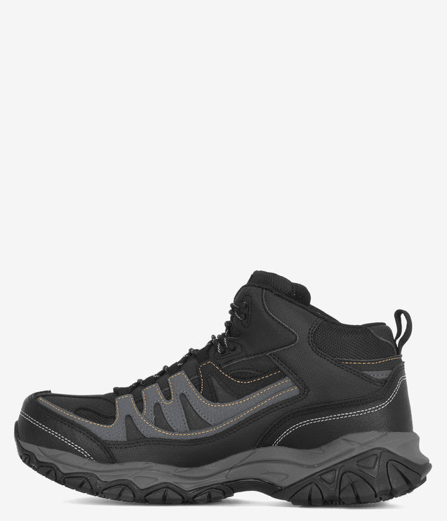 Skechers Work Holdredge Rebem Safety Toe EH Boot - Black