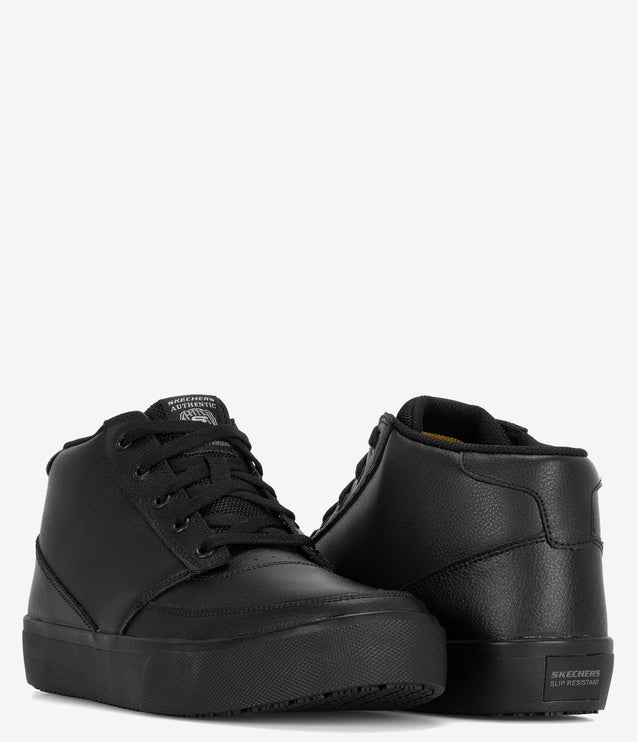 Skechers Work Poppy Slip Resistant Chukka - Black