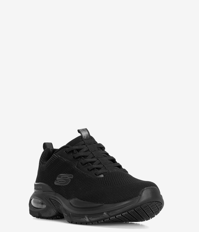 Skechers Work Skech-Air Ventura Slip Resistant Work Shoe - Black