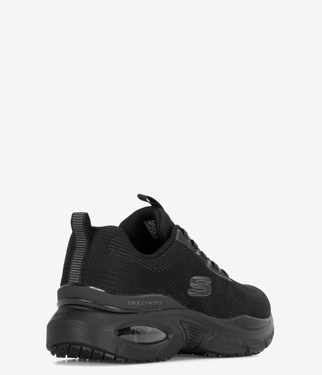Skechers Work Skech-Air Ventura Slip Resistant Work Shoe - Black