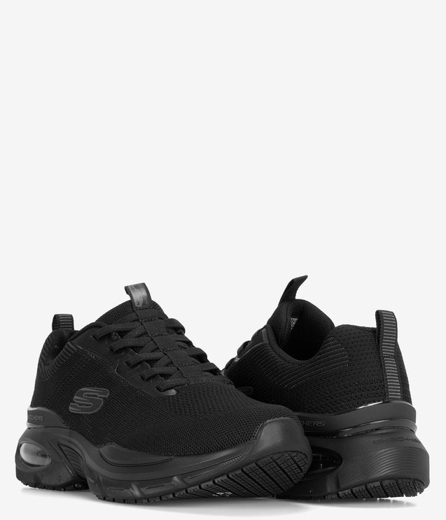 Skechers Work Skech-Air Ventura Slip Resistant Work Shoe - Black