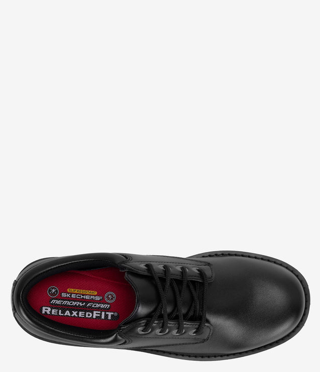 Skechers Work Cottonwood Cantix Slip-Resistant Oxford - Black