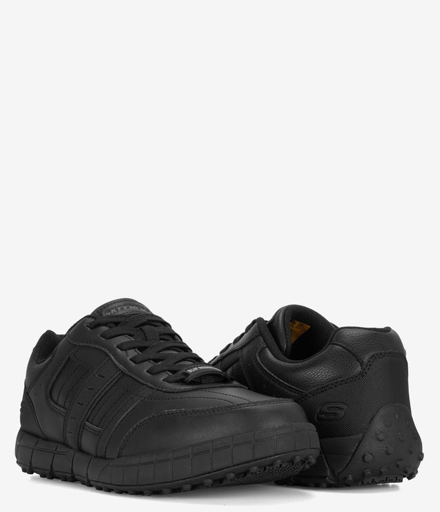 Skechers Work Elston 2.0 Slip Resistant Work Shoes - Black