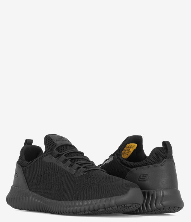 Skechers Work Cessnock Slip-Resistant EH Shoe - Black