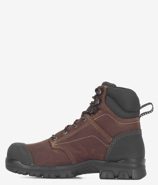 Ariat Treadfast 6" Waterproof Steel Toe Work Boot - Brown