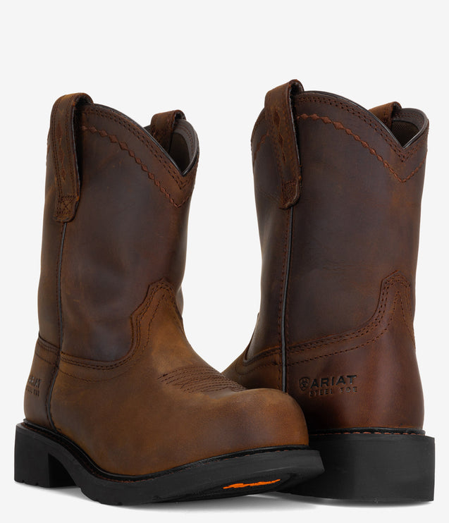 Ariat Fatbaby Work Pull-On Steel Toe Work Boot - Women