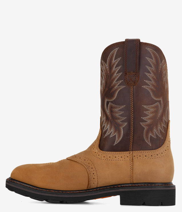 Ariat Sierra Wide Square Toe Steel Toe Work Boot - Tan/Brown