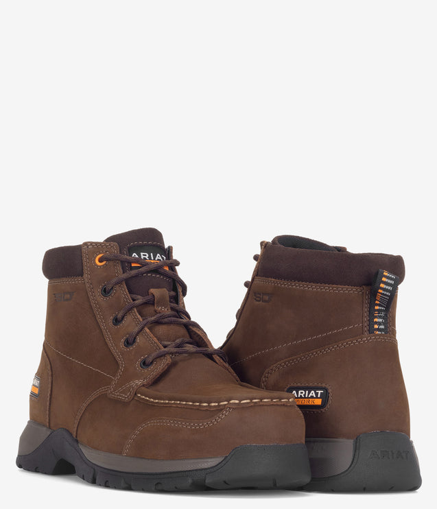 Ariat Edge LTE Composite Safety Toe ESD Chukka Work Boot - Brown