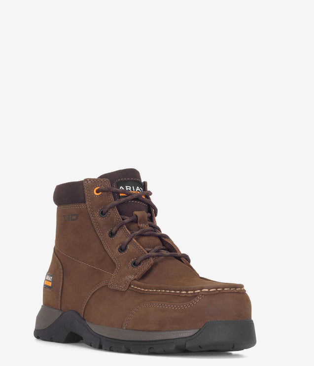 Ariat Edge LTE Composite Safety Toe ESD Chukka Work Boot - Brown