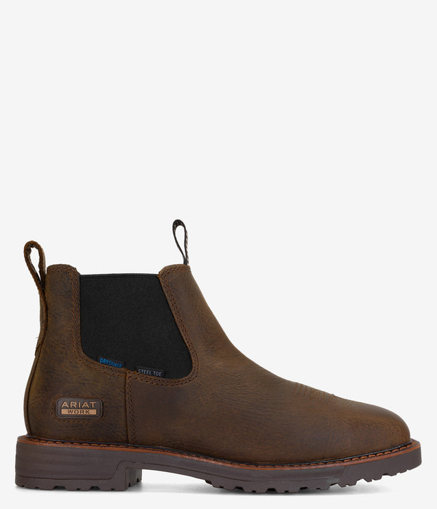 Ariat Activator Chelsea Wide Square Toe Steel Toe WP Work Boot - Men