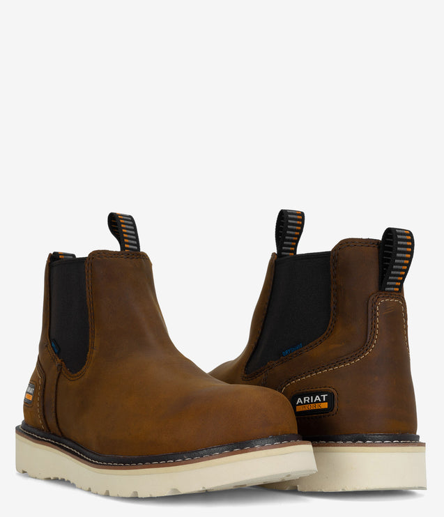 Ariat Rebar Wedge Chelsea Waterproof Work Boot - Men
