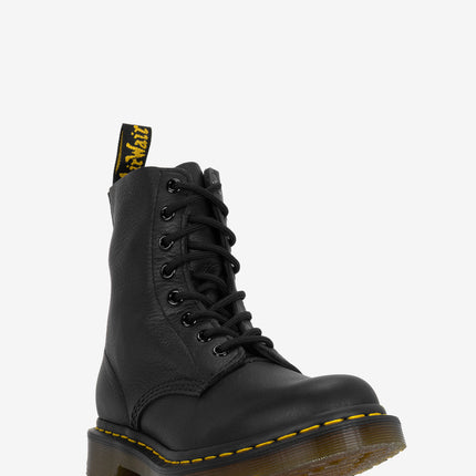 Dr. Martens 1460 Pascal Virginia Leather Lace Up Boots - Black