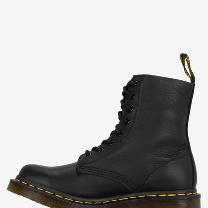 Dr. Martens 1460 Pascal Virginia Leather Lace Up Boots - Black
