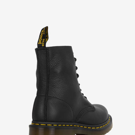 Dr. Martens 1460 Pascal Virginia Leather Lace Up Boots - Black
