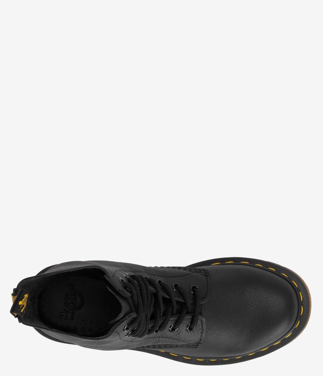 Dr. Martens 1460 Pascal Virginia Leather Lace Up Boots - Black