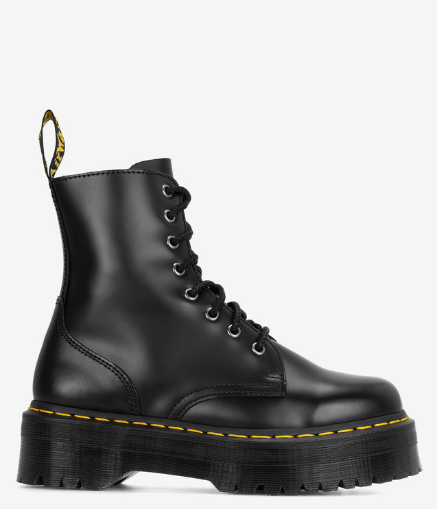 Dr. Martens Jadon Boot Smooth Leather Platforms - Black