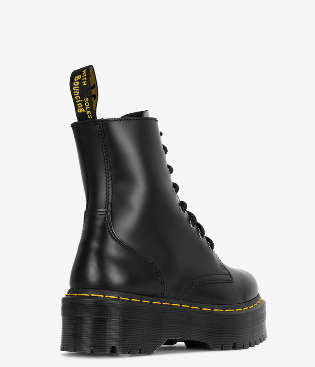 Dr. Martens Jadon Boot Smooth Leather Platforms - Black