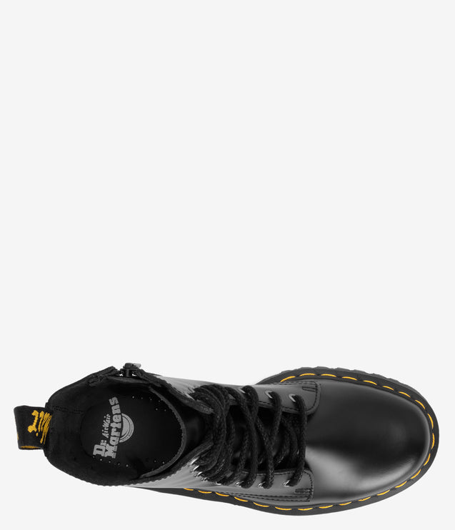 Dr. Martens Jadon Boot Smooth Leather Platforms - Black