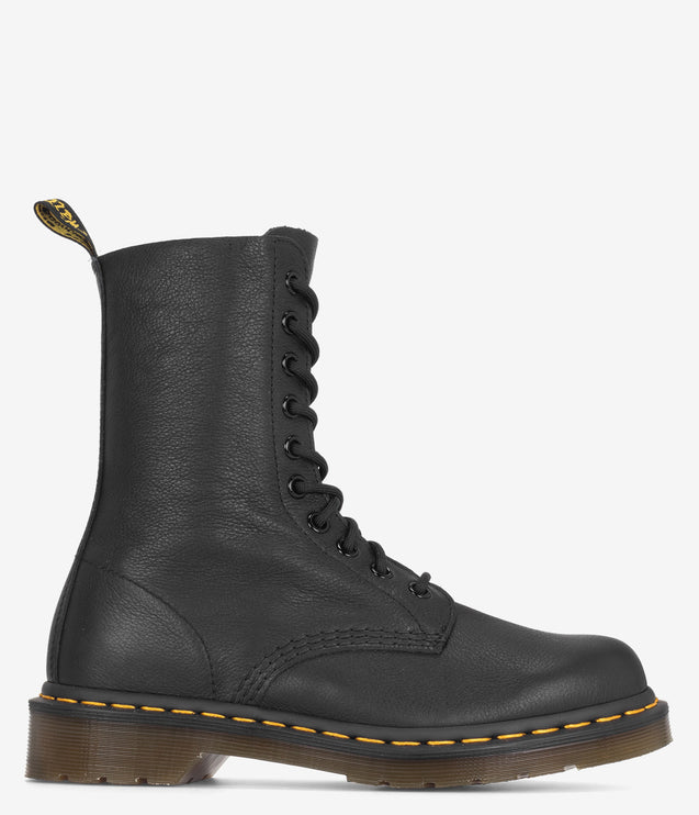 Dr. Martens 1490 Virginia Leather Mid Calf Boot - Black
