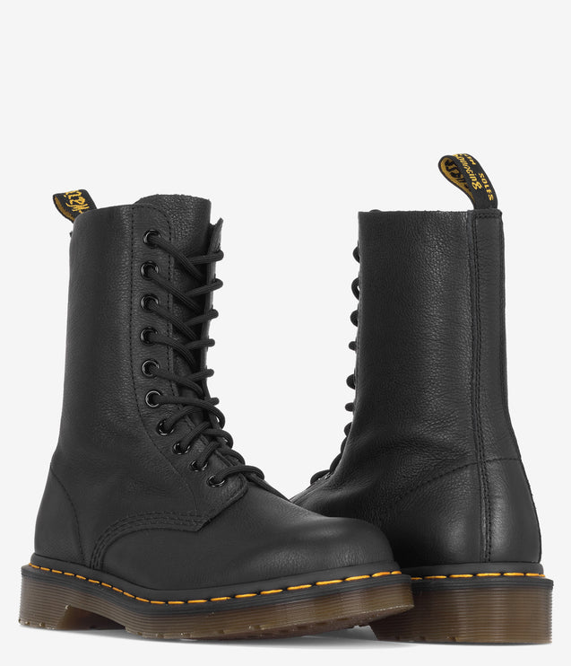 Dr. Martens 1490 Virginia Leather Mid Calf Boot - Black