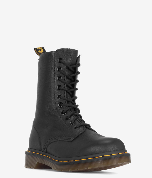 Dr. Martens 1490 Virginia Leather Mid Calf Boot - Black