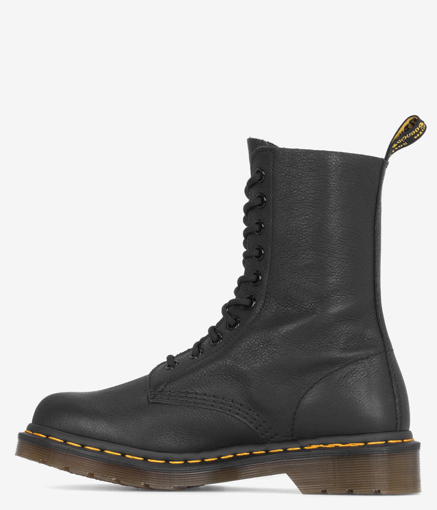 Dr. Martens 1490 Virginia Leather Mid Calf Boot - Black