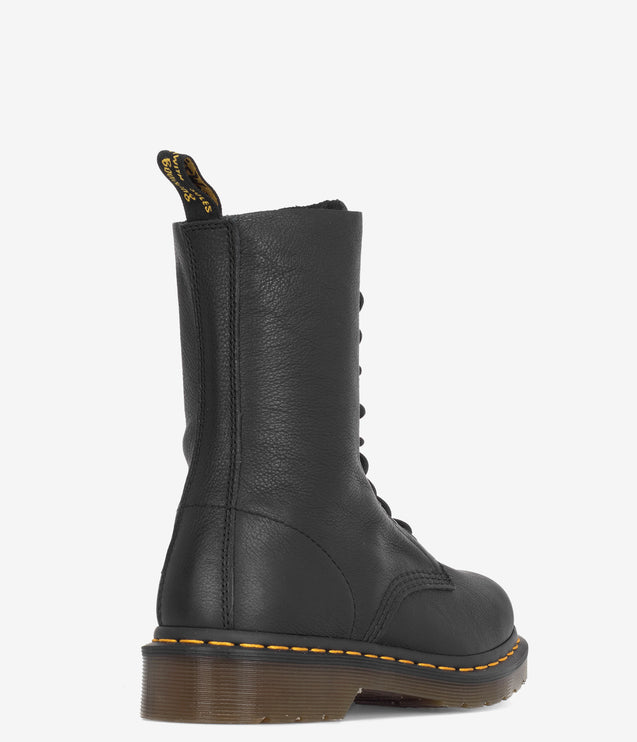 Dr. Martens 1490 Virginia Leather Mid Calf Boot - Black