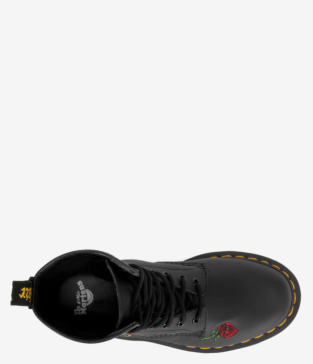 Dr. Martens 1460 Vonda Embroidered Boot - Black