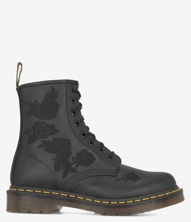 Dr. Martens 1460 Vonda Mono Embroidered Boot - Black