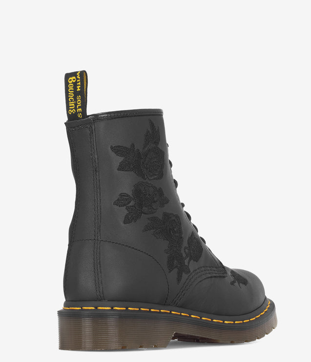 Dr. Martens 1460 Vonda Mono Embroidered Boot - Black
