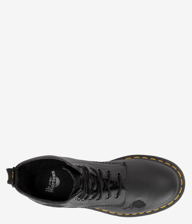 Dr. Martens 1460 Vonda Mono Embroidered Boot - Black