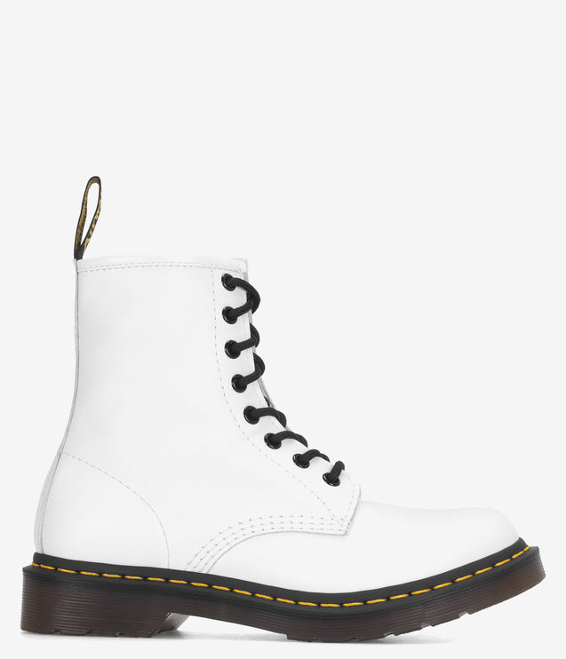 Dr. Martens 1460 Softy T Leather Lace Up Boot - White